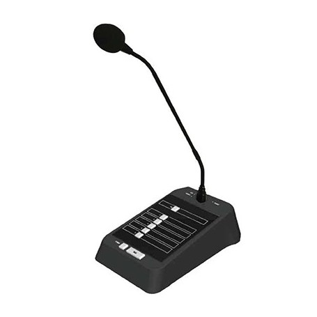 Base microfonica a zone per amplificatori serie T con selettore 5 zone/All e Chime