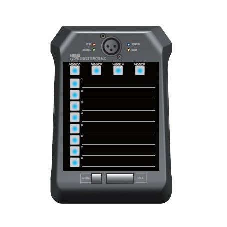 Base microfonica con selettore 8 zone/All e Chime per MTX88