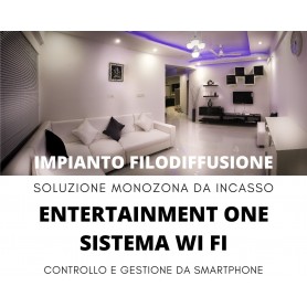 Impianto filodiffusione WIFI da incasso mono zona