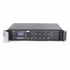 Amplificatore 60 Watt 6 zone con RADIO - USB / SD per sistema di filodiffusione audio