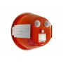 Diffusore rotondo da incasso a soffitto da 13cm biconico. Certificato EN60849 EN54-24