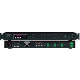 Mixer amplificatore Classe D con mediacenter