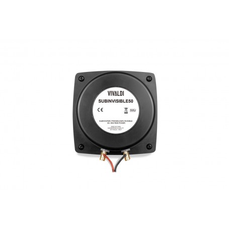 Subwoofer (trasduttore) da superficie serie Invisible per retro superfici piane e rigide