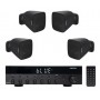 Impianto audio RETAIL MINI amplificatore e 4 diffusori da parete