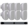 Sistema audio MULTIROOM 8 DIFFUSORI gestione da APP