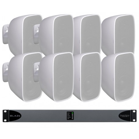 Sistema audio MULTIROOM 8 DIFFUSORI gestione da APP
