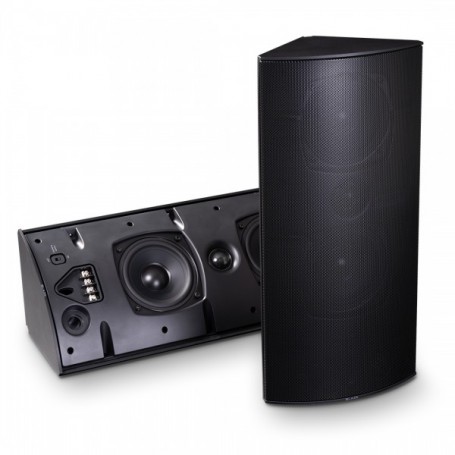Diffusore audio passivo a 2 vie e full-range 100V/8ohm - 2x4" + TW - Nero/Bianco