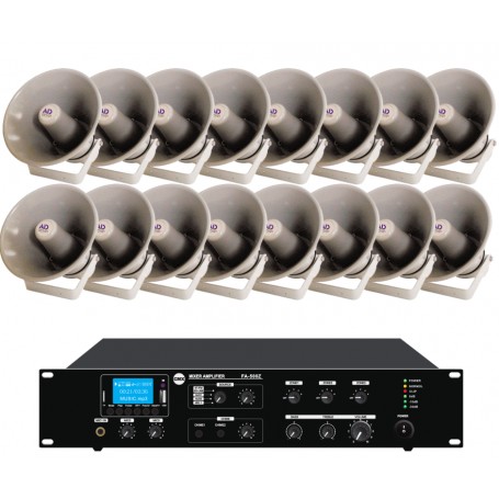 Impianto Audio megafoni per spazi aperti