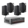 Sistema Audio filodiffusione Amplificatore Radio/USB/SD/Bluetooth + 4 Diffusori