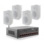 Sistema Audio filodiffusione Amplificatore Radio/USB/SD/Bluetooth + 4 Diffusori