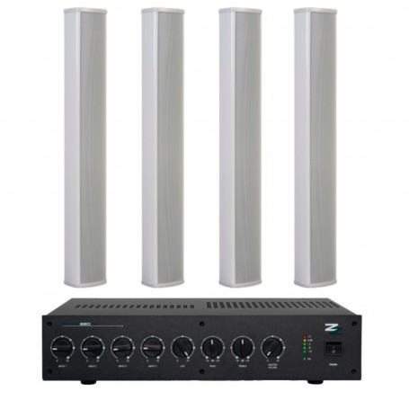 Sistema audio per sala conferenza 4/6 diffusori