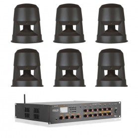 Sistema audio da giardino 360 EARTHSOUND 6/8 diffusori