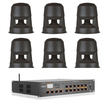 Sistema audio da giardino 360 EARTHSOUND 6/8 diffusori