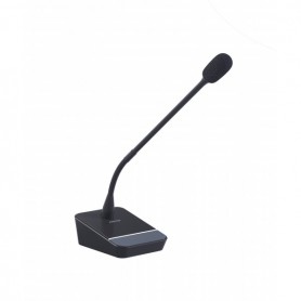 base microfonica e microfono collo di cigno 45cm a condensatore elettrete unidirezionale