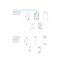 Diffusore da parete 2 vie per esterno, driver 6.5" + 1" dome tweeter, 70V/100V/8 Ohm
