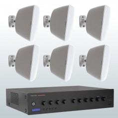 Impianto Audio 4 ZONE filodiffusione 6/8 diffusori