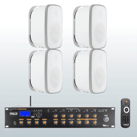Sistema audio Indoor/outdoor con diffusori 3 vie