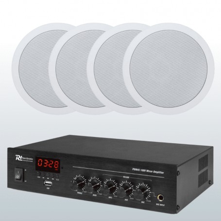 Impianto filodiffusione 4/6 diffusori incasso e Amplificatore con sorgenti