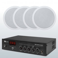 Impianto filodiffusione 4/6 diffusori incasso e Amplificatore con sorgenti