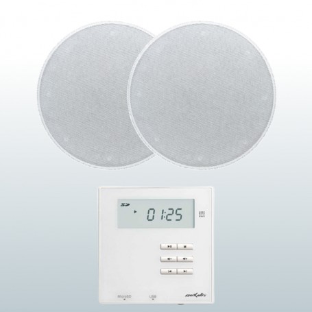 Sistema small room Diffusione sonora da incasso per Camere Hotel - B&B - Uffici