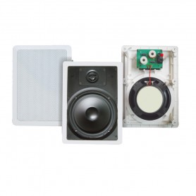 Diffusore rettangolare 2 vie con woofer da 20cm + Tweeter - Hi-Fi Quality da incasso a soffitto o parete