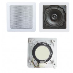 Diffusore quadrato da incasso 2 vie 20W 100V