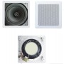 Diffusore quadrato da incasso 2 vie Woofer da 8” - 40W 100V