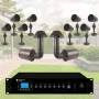 Impianto Audio Giardino diffusori e subwoofer