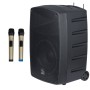 Diffusore portatile 10" a batteria con doppio Radiomicrofono