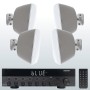Impianto audio RETAIL BASIC amplificatore e 4 diffusori da parete