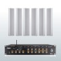 Impianto audio diffusori a colonna IP65 waterproof.