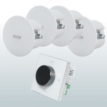 Lucky Impianto diffusione sonora Ampli e 4 diffusori da incasso