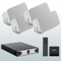 SONBLAZ-6.5" Sistema audio SMART CONTROL e 4 diffusori da parete IP45