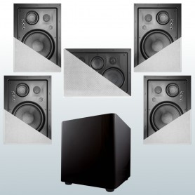 Vivaldi - Impianto D - TOP CLASS HOME CINEMA 5.1 da incasso e subwoofer ALTA Fedeltà