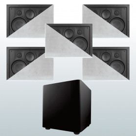 Vivaldi - Impianto D - TOP CLASS HOME CINEMA 5.1 da incasso e subwoofer ALTA Fedeltà