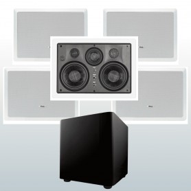 Vivaldi - Impianto TOP CLASS HOME CINEMA 5.1 da incasso e subwoofer ALTA Fedeltà