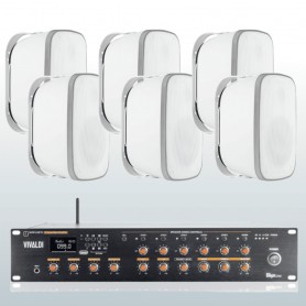 Sistema audio volume multizona diffusori da parere IP66