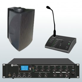 Impianto Audio PARETE diffusione sonora per grandi magazzini (configurabile)