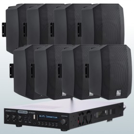 VIVA5 Impianto audio diffusione sonora con streamer amplificato