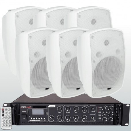 NB800 - Impianto audio filodiffusione 6 zone diffusore 2 vie woofer 8"