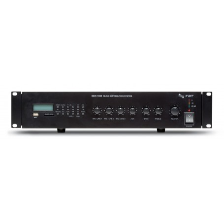MDS 1060 FBT Amplificatore PA con sorgenti integrate USB - Radio FM per filodiffusione