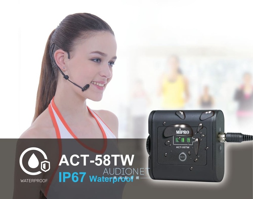 Micorofono wireless IP sport e fitness
